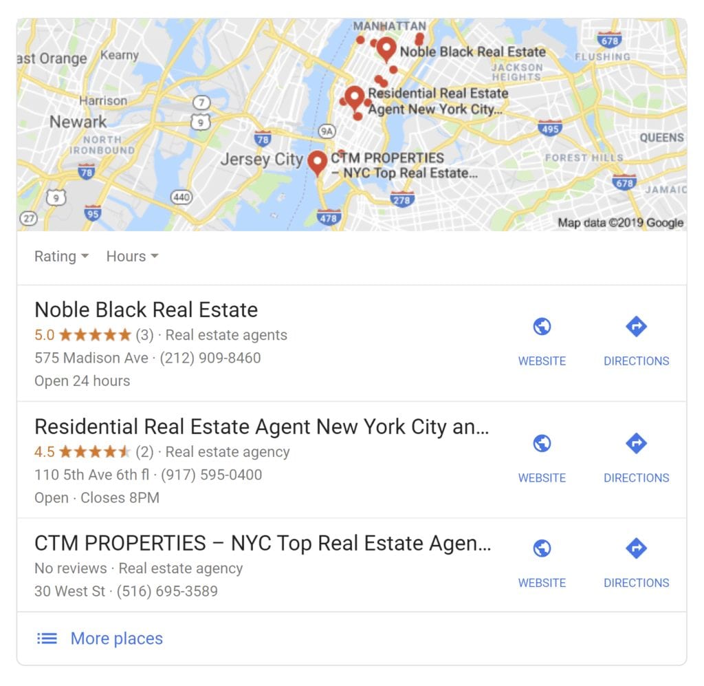 local seo map pack