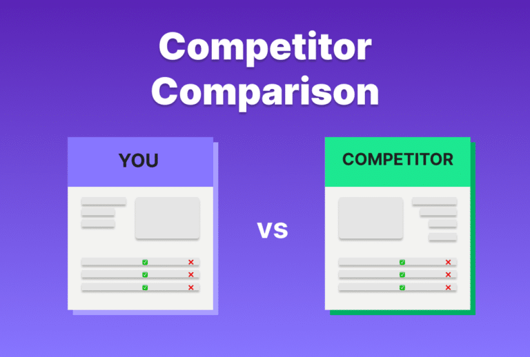 Competitor Comparison Landing Pages Best Practice for SaaS + Examples